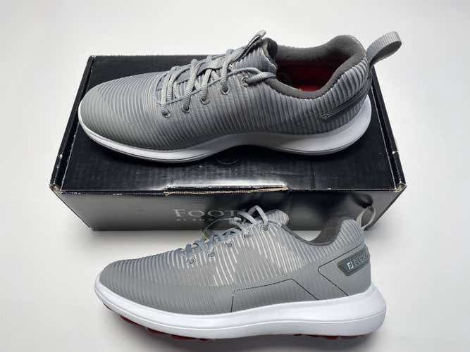 FootJoy FJ Flex XP Golf Shoes Gray Men's SZ 9 (56251)