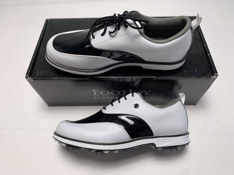 FootJoy DryJoys Premiere Series Golf Shoes White Black Women's SZ 7 (99040)