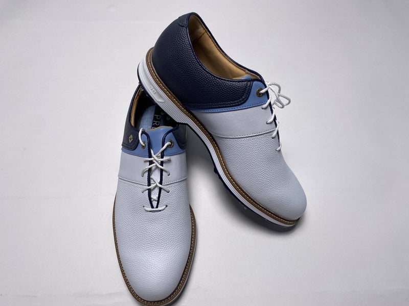 FootJoy FJ Dryjoys Premiere Series Packard Golf Shoes White Men's 9.5 Wide 54398