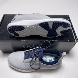 FootJoy FJ Leisure Golf Shoes Light Gray White Women's SZ 6.5 (92928)
