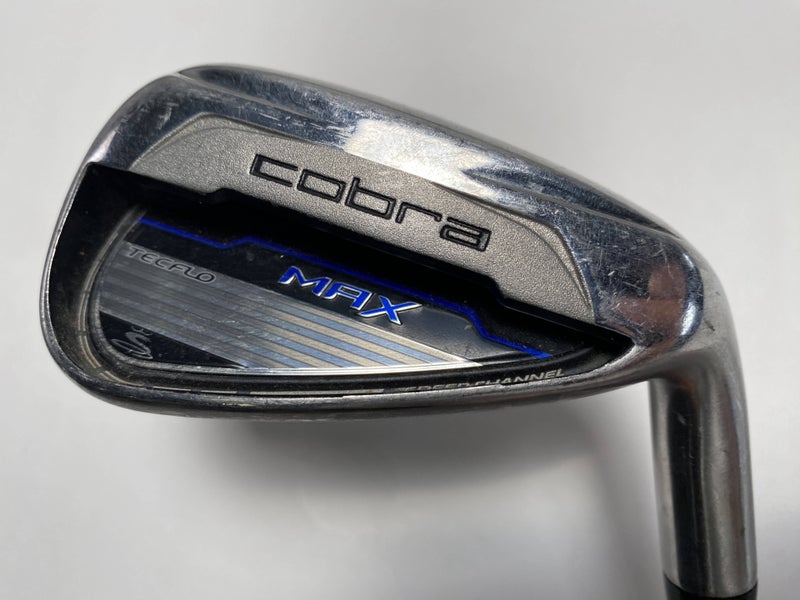 Cobra MAX Single 9 Iron White Tie X4 55g Regular Steel Mens RH