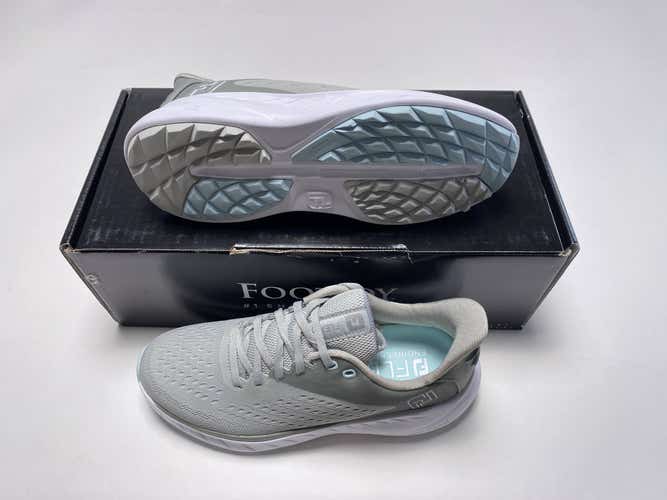FootJoy FJ Flex XP Golf Shoes Gray White Women's SZ 6.5 (95424)