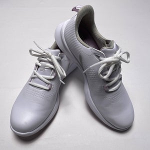 FootJoy FJ Flex Golf Shoes White Pink Women's SZ 8 (92373)