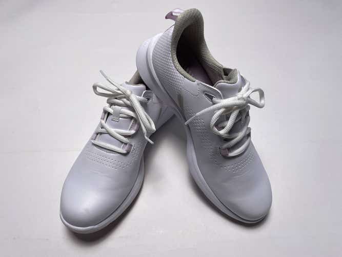 FootJoy FJ Flex Golf Shoes White Pink Women's SZ 8 (92373)