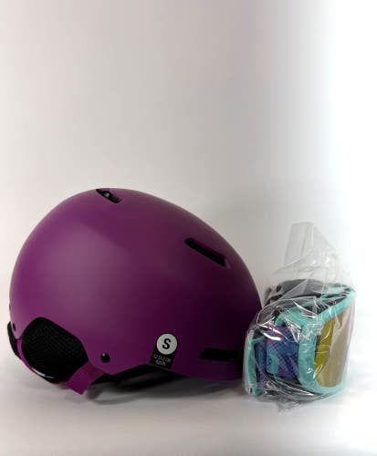 Giro Crue CP Mips Snow Sports Helmet Matte Berry Youth Small -NEW