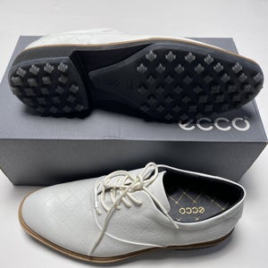 ECCO Golf Classic Hybrid Golf Shoes White Men's SZ 8 (110214 01007)