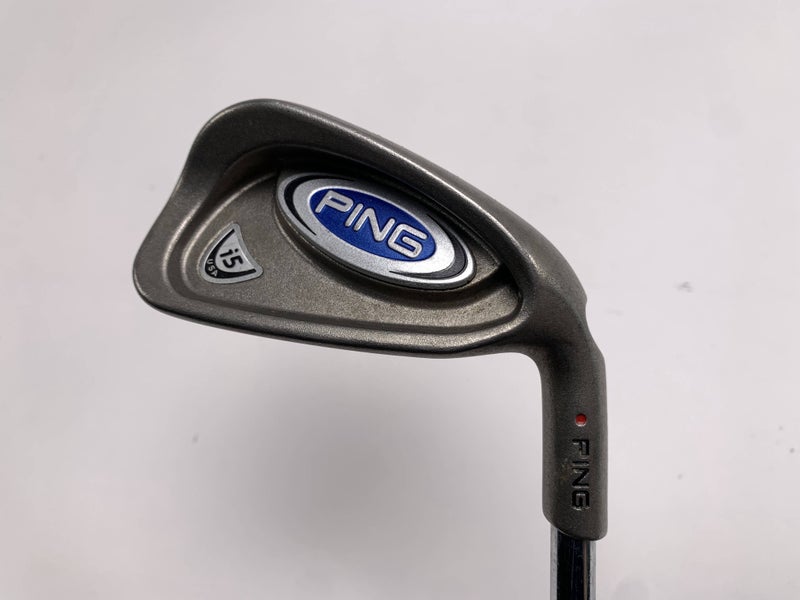 Ping i5 Single 6 Iron Red Dot 1* Flat Regular Steel Mens RH