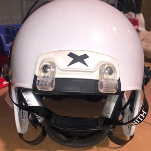 USED XENITH X2E+ ADULT FOOTBALL HELMET - LARGE - METALLIC WHITE