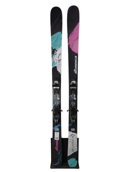 Used 2024 Nordica Unleashed 98 Skis (186cm) w/ Marker Griffon TCX Bindings