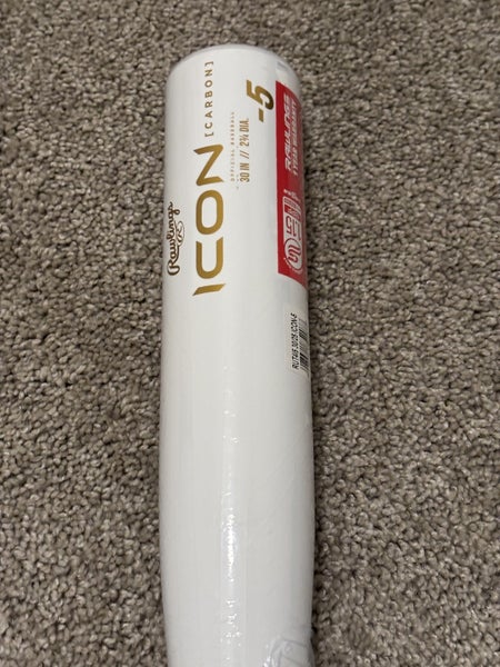 New 2024 Rawlings Icon -5 USSSA Baseball Bat RUT415 30/25