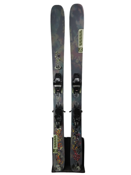 Used 2024 K2 Reckoner 102 Skis (163cm) w/ Marker Griffon TCX Bindings