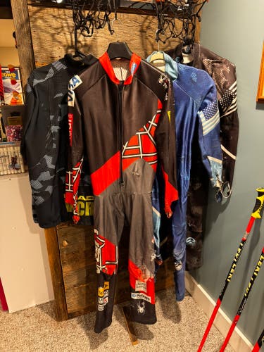 Men's Large Spyder U.S. Ski Team Ski Suit (Used) FIS Legal