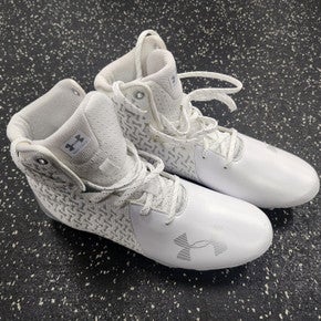 Used Under Armour HIGHLIGHT LAX Cleats Womens White Senior 7.5 11849-S000033314