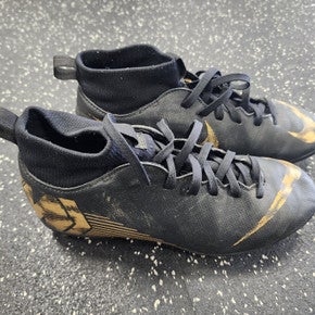 Used Nike MERCURIAL Soccer Cleats Black Junior 05 11849-S000033309