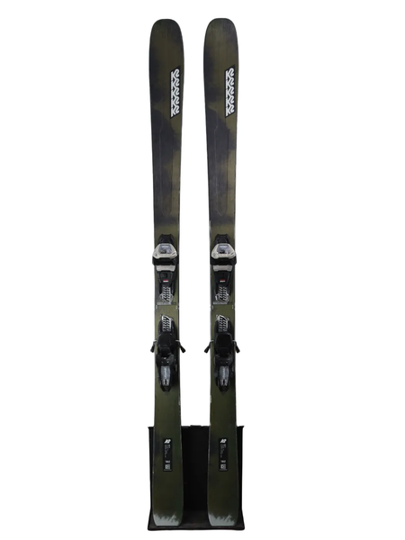 Used 2025 K2 Mindbender 89 Ti Skis (182cm) w/ Marker Griffon Bindings