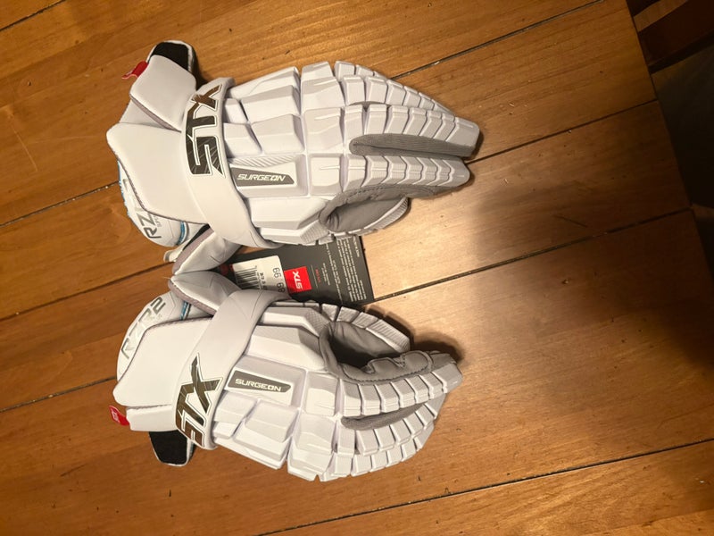 STX Surgeon RZR2 Lacrosse Gloves Medium (New)