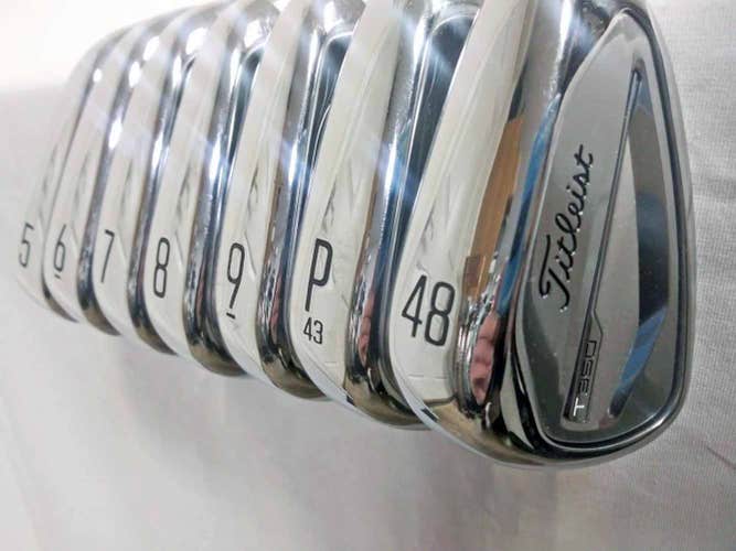 Titleist T350 Irons Set 5-PW+AW (Steel KBS Tour Lite, Stiff) 2023 Forged Clubs
