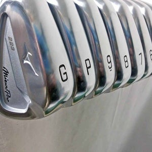 Mizuno Pro 223 Irons Set 4-PW+GW (Steel Nippon Modus 115 STIFF, LEFT) LH