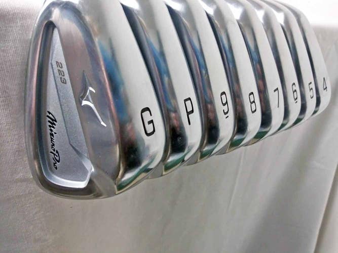 Mizuno Pro 223 Irons Set 4-PW+GW (Steel Nippon Modus 115 STIFF, LEFT) LH