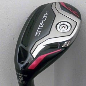 Taylor Made Stealth Plus 3 Rescue 19.5* (HZRDUS Smoke Red Stiff, LEFT)