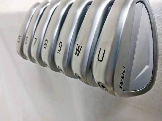 Ping i230 Iron Set 5-PW+UW Black (Steel Project X IO 6.0 Stiff) Golf Clubs