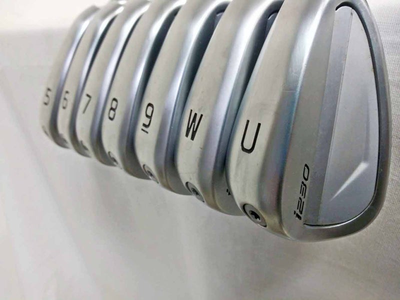 Ping i230 Iron Set 5-PW+UW Black (Steel Project X IO 6.0 Stiff) Golf Clubs