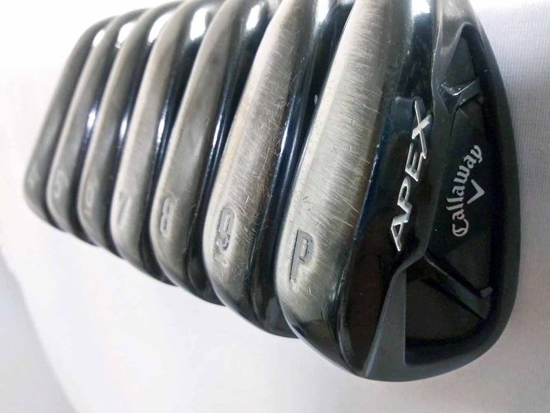 Callaway Apex 21 Black Iron Set 4-PW (Steel KBS Tour, Stiff) Forged