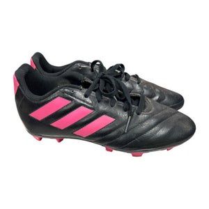 Used Adidas Soccer Cleats Black And Pink Senior 5 11862-S000091614