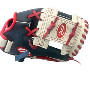 Used Rawlings WPL110NWS BB/SB Glove RH Throw White/Red/Navy 11" 11862-S000091593