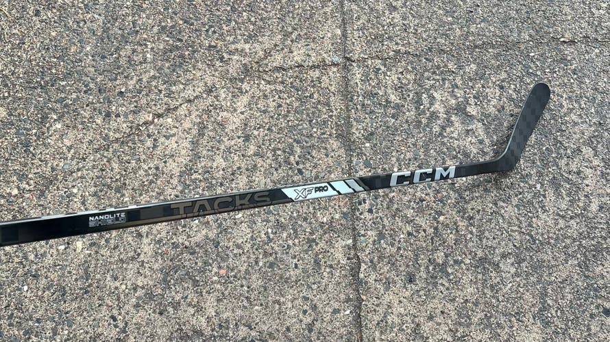 Used Michael Pezzetta Pro Stock CCM Tacks XF Pro Left Hand 90 Flex P90TM Max Blade Hockey Stick