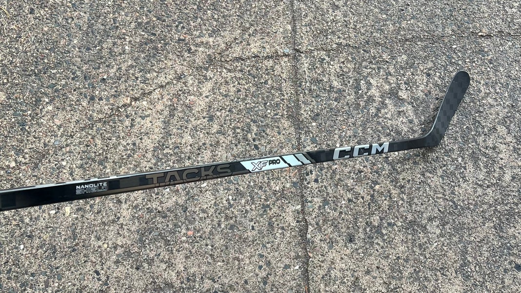 Used Michael Pezzetta Pro Stock CCM Tacks XF Pro Left Hand 90 Flex P90TM Max Blade Hockey Stick