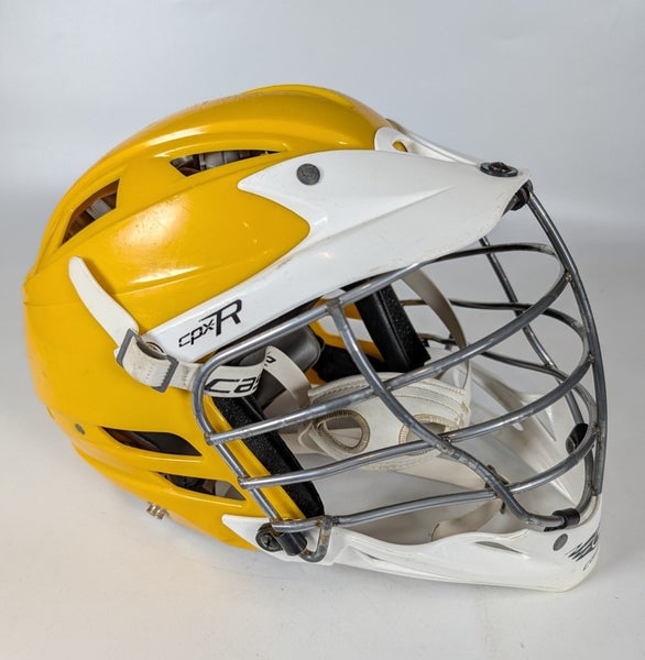 Cascade CPX-R Lacrosse Helmet Yellow Adjustable