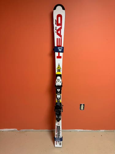 HEAD World Cup Rebels i.SL RD 165 cm Racing Skis With Bindings Max Din 16 (Used)