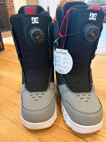 Men's Size M 9.0 (W 10.0) DC Scout Snowboard Boots All Mountain (New)