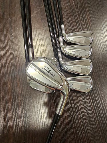 RH 2023 TITLEIST T200 GOLF IRON SET 4-PW GRAPHITE TENSEI WHITE AV AM2 STIFF +1/2