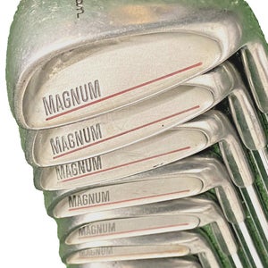 Hogan Magnum Iron Set 4-EW RH Apex 3 Regular Steel 5i 37.5" Nice Mid Wrap Grips