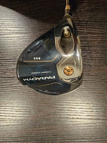 LEFT HAND CALLAWAY PARADYM TRIPLE DIAMOND 9* 1-WOOD GRAPHITE TENSEI WHT AV 65-S