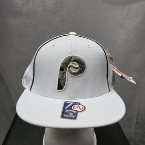 NWS Philadelphia Phillies American Needle White Camo Fitted Hat 7 1/2 MLB