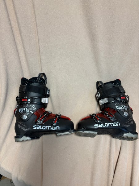 Mondo 27 & 27.5 Unisex Salomon All Mountain Quest 70 Ski Boots (Used)