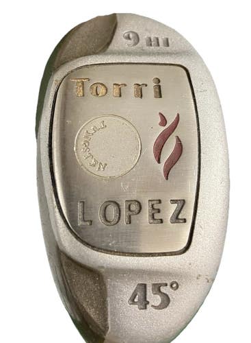 Nancy Lopez Torri 9 Hybrid Iron 45* RH Ladies FlexMatch-3 Graphite 34" New Grip