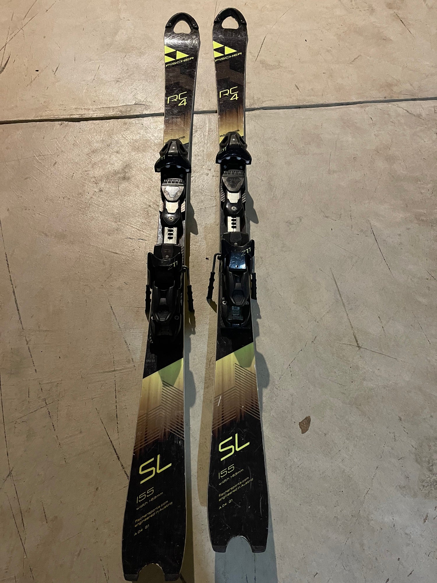 FISCHER RC4 WORLDCUP SL 155cm スキー板 FISCHER RC4 Worldcup SL