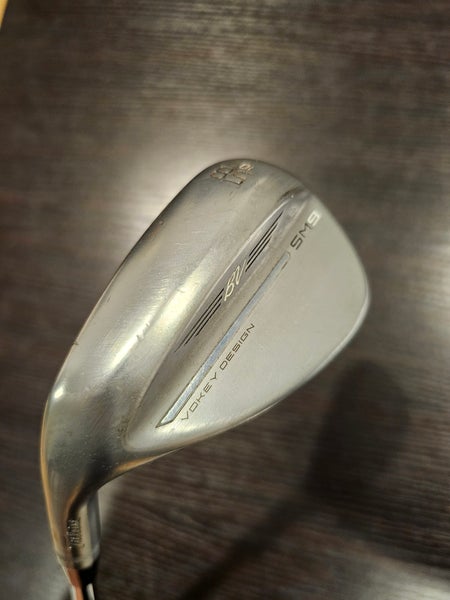 LEFT HAND TITLEIST SM9 TOUR CHROME GOLF LOB WEDGE 58-10S STEEL WEDGE FLEX