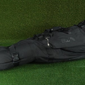 THE ORIGINAL CLUB GLOVE ROLLING GOLF TRAVEL BAG, BLACK W/ 2 ZIPPER KEYS
