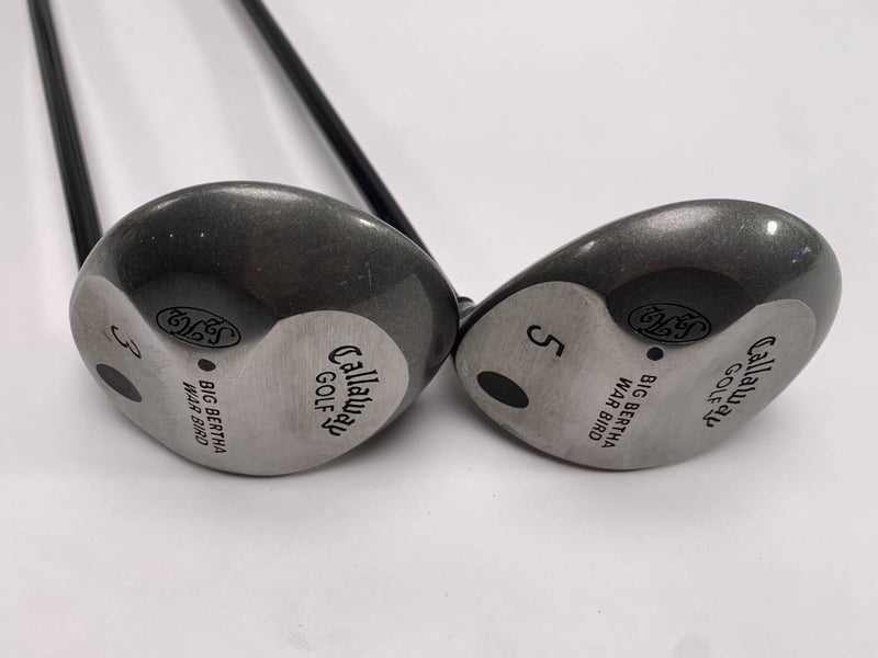 Callaway Big Bertha Warbird 3 & 5 Fairway Wood Set 15* 18* RCH 96 Mens RH