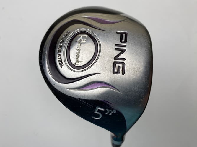 Ping Rhapsody 5 Fairway Wood 22* ULT 129 Ultra Light Ladies Graphite Womens RH