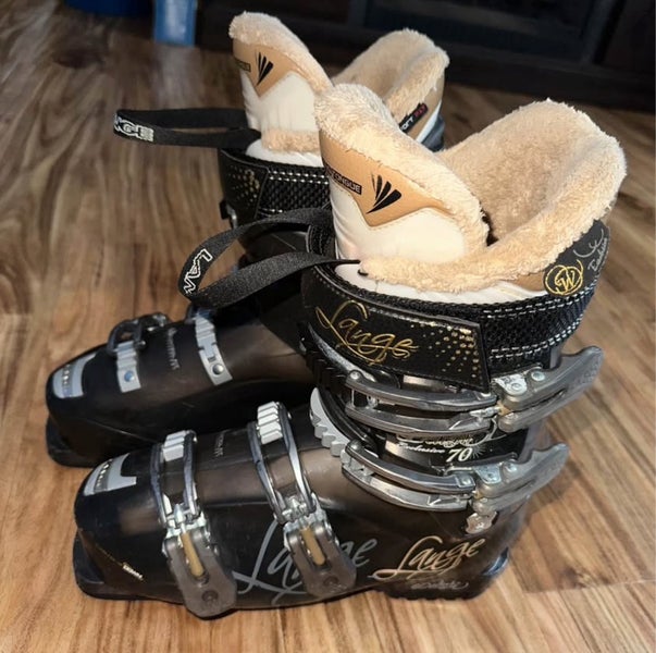Lange Delight Exclusive 70 Downhill Ski boots mondo 25.5 woman 8.5-9