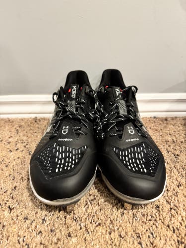 Black Men's Size 13.0 (W 14.0) Adult Under Armour Yard Low Top Metal (New)