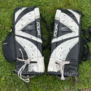 Reebok 7k Goalie Leg pads Jr 31”