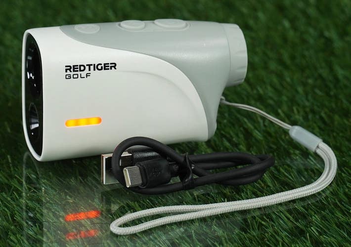 RED TIGER MINI RANGEFINDER RECHARGABLE GOLF SLOPE YARDAGE W/ USB CHARGE CORD