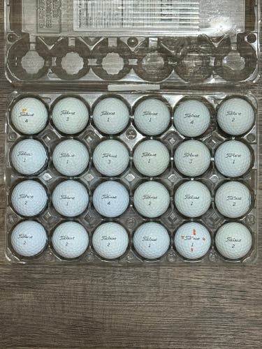 24 Titleist AVX Golf Balls - 5A Mint Condition